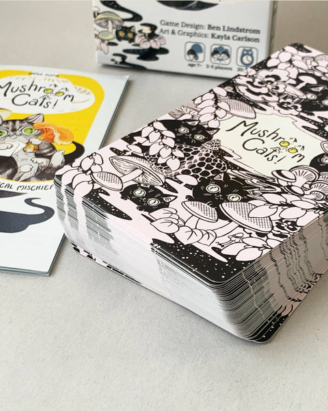 Paper Puffin Mushroom Cats! A Card Game of Mycological Mischief