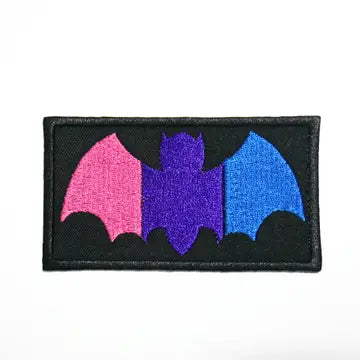 Junkyard Witch Patch Spooky Pride Bat