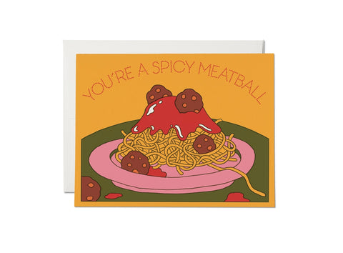 Red Cap Card Spicy Meatball