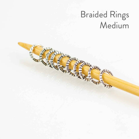 TSS Stitch Markers Simple Braided Ring