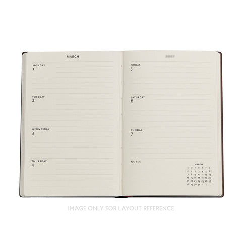 Paperblanks Emerald Flower Hardcover Weekly Planner
