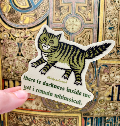 Binky and Crumb Sticker Whimsical
