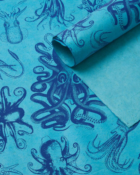 Cognitive Surplus Wrapping Paper Octopus & Squid