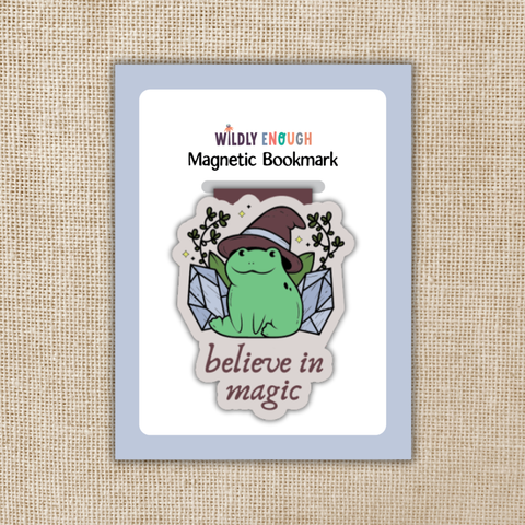 Kingdom of Threads Magnetic Bookmark Believe in Magic