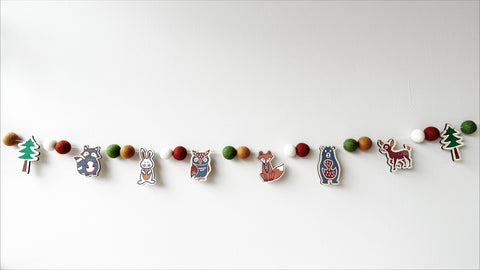 The Woodsy Craft Co. Craft Kit Woodland Garland