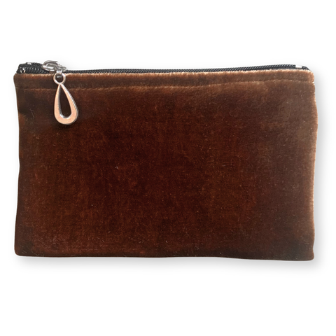 Dana Herbert Coin Purse Silk Velvet