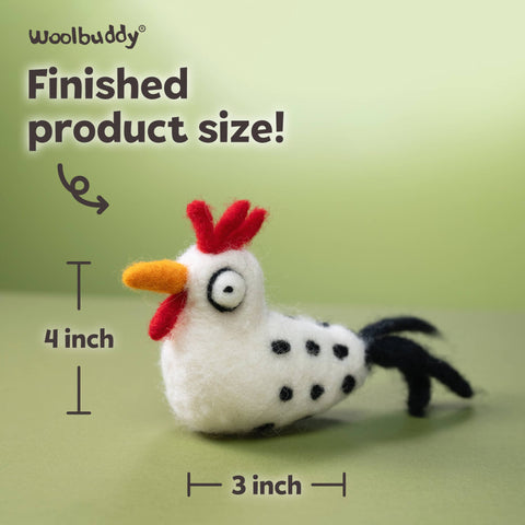 Woolbuddy - Beginner Chicken Needle Felting Kit – DIY Craft Gift