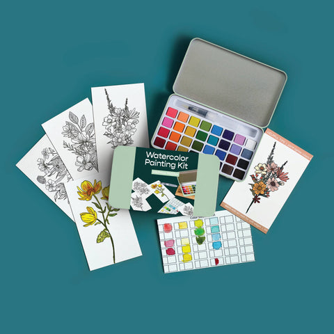 Cate Paper Co. Watercolor Kit Wildflower Meadow