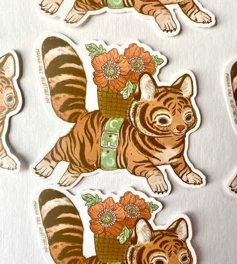 Marika Paz Sticker Tiger Blossom