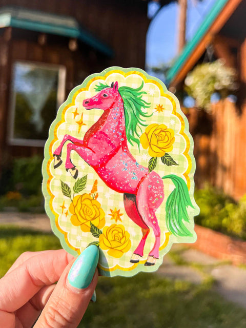 Katie Daisy Sticker Sparkle Pony