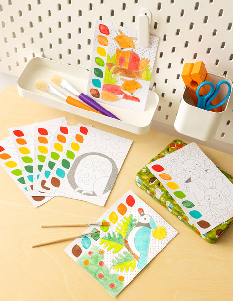 Paint by Numbers: Woodland