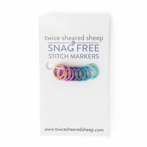 TSS Rainbow Simple Ring Stitch Markers