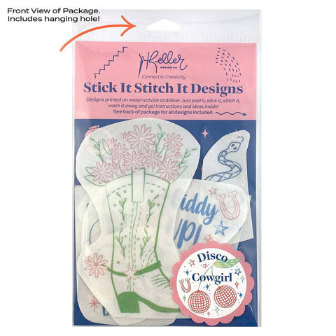 Keller Design Stick It Stitch It Disco Cowgirl