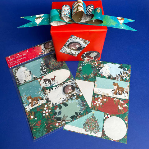 RLB Labels Snowy Sanctuary Sticke