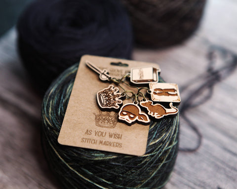 Sunrise Grove Stitch Markers Princess Bride