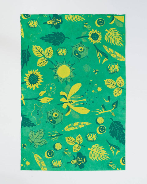 Cognitive Surplus Wrapping Paper Retro Botany