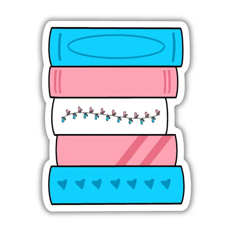 Kingdom of Threads Trans Flag Sticker