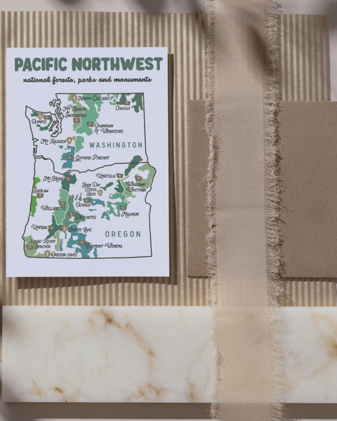 Wander Free and Queer Postcard Pacific Northwest Adventure