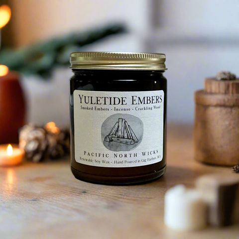 Pacific North Wicks Yuletide Embers Candle