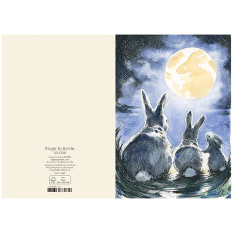 RLB Card Full Moon Rabbits