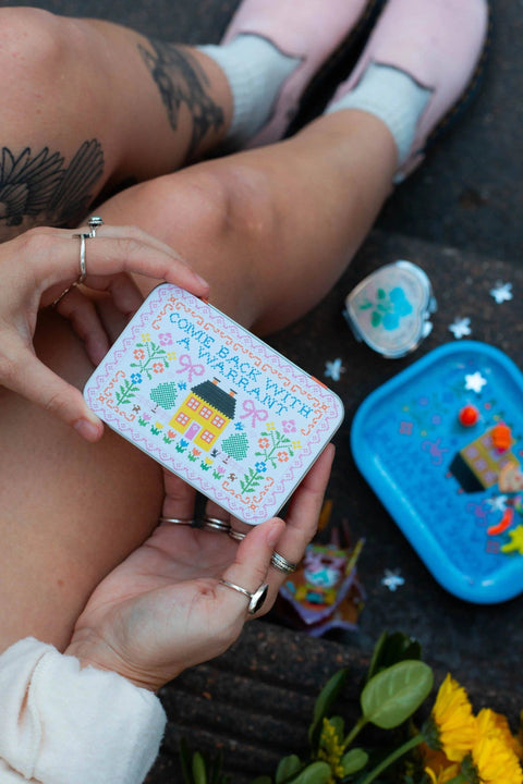 The Peach Fuzz Storage Tin Come Back With A Warrant