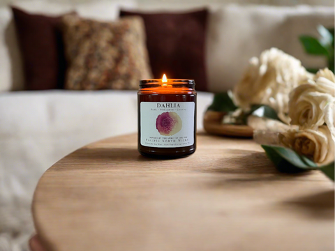 Pacific North Wicks Dahlia Candle
