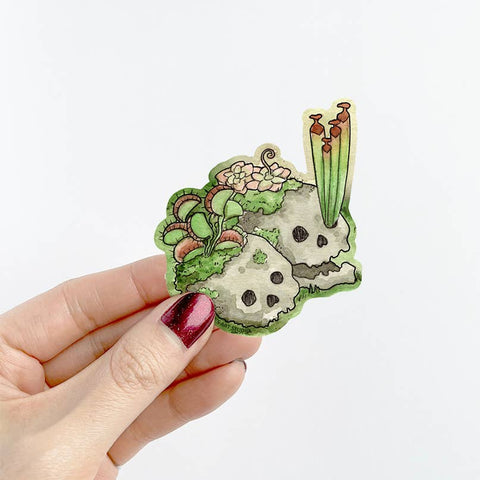 Motif's Art Studio Sticker Skulls &  Carnivorous Plants