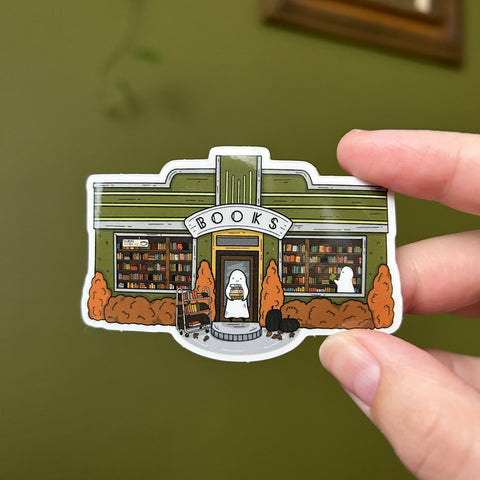 Little Spooky Studio - Bookshop Sticker