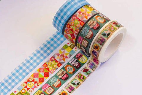 Katie Daisy Washi Tape Roll Set Homespun