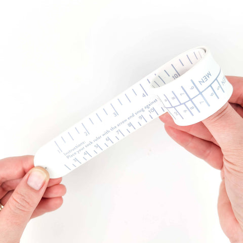 TSS Sock Sizing Ruler Sock Knitting Bracelet Ruler