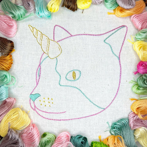 Bee's Knees Fantasticats Embroidery Transfer