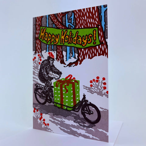 Old School Stationers Card Sasquatch Express!