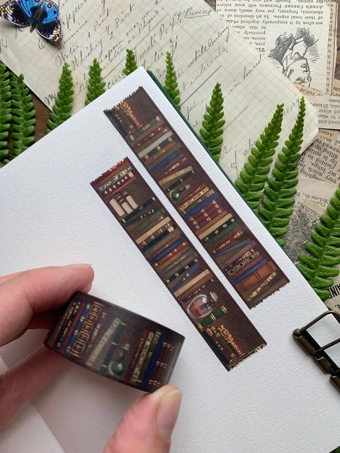 Creeping Moon Bookshelf Washi Tape