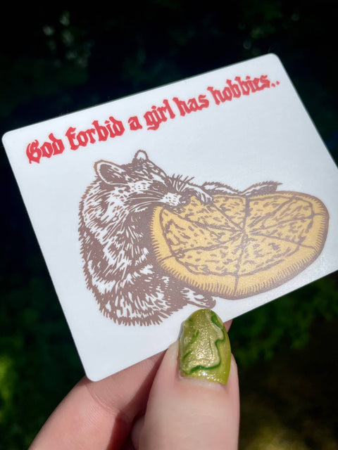 Augury Press Vinyl Sticker Racoon
