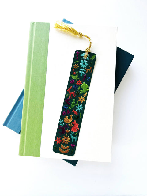Rikrack Bookmark Animals Embroidery Tassel