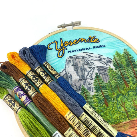 Keller Design Embroidery Kit Yosemite