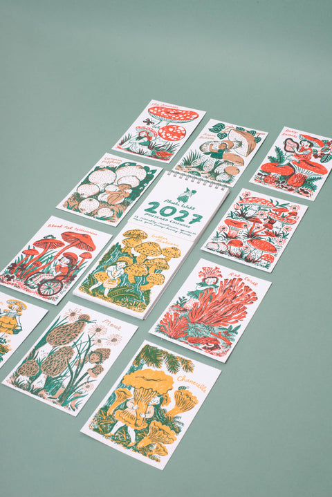 Egg Press 2027 Calendar Gnomes & Mushrooms