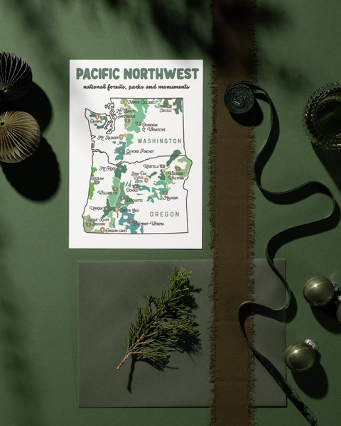 Wander Free and Queer Postcard Pacific Northwest Adventure