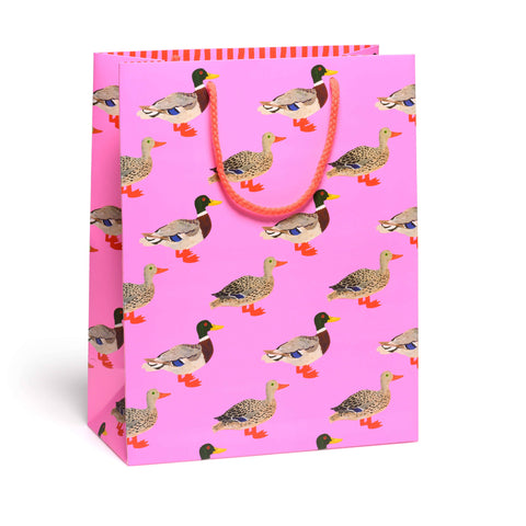 Red Cap Gift Bag Quacky Birthday