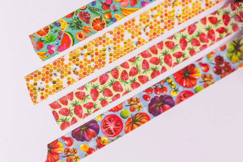 Katie Daisy Washi Tape Roll Set Farmer's Market