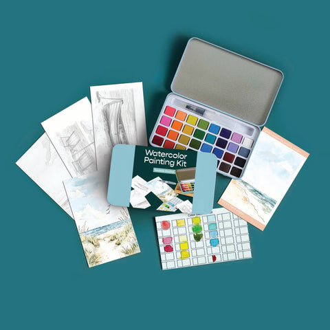 Cate Paper Co. Watercolor Kit Seaside Studies