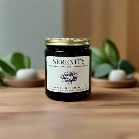 Pacific North Wicks Serenity Spa Candle