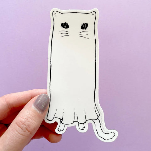Bee's Knees Floating Ghostie Vinyl Sticker