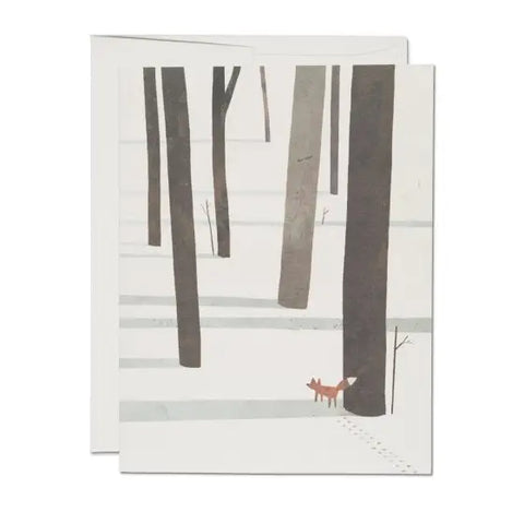 Red Cap Card Boxed Set - Fox in the Snow