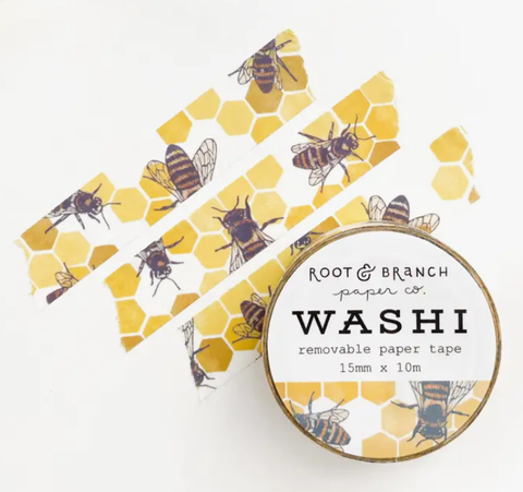 Root & Branch Honeybee Washi Tape
