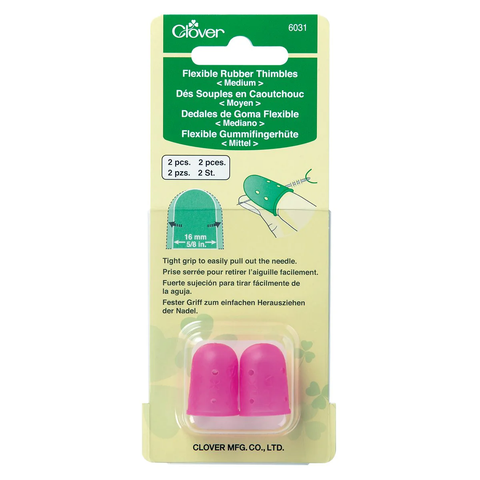 Clover Flexible Rubber Thimble Med