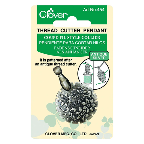 Clover Yarn Thread Cutter Pendant