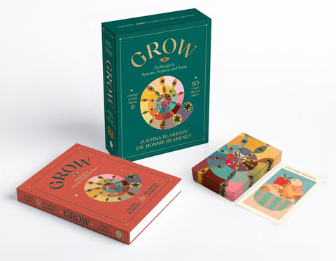 Grow: Pathways to Passion, Purpose & Peace Guidebook & Oracle Deck - Ingram