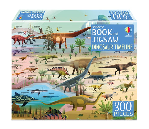Usborne Book and Jigsaw Dinosaur Timeline - Ingram