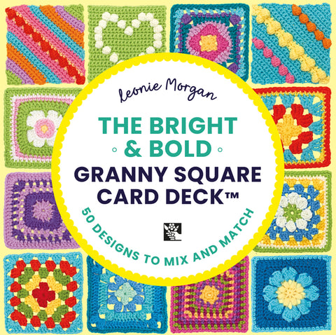 The Bright and Bold Granny Square Card Deck: - 50 Mix and Match Designs - Ingram